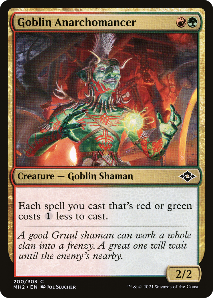 Goblin Anarchomancer (MH2-200) - Modern Horizons 2 [Common]