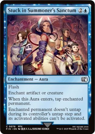 Stuck in Summoner's Sanctum (FIN-076) - FINAL FANTASY [Common]