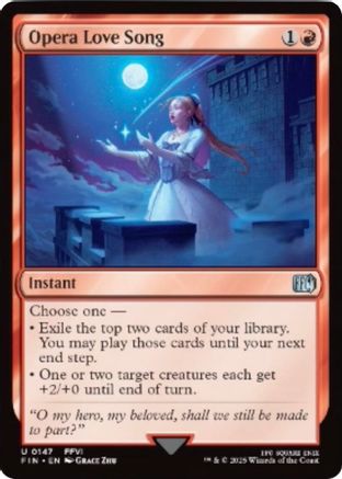 Opera Love Song (FIN-147) - FINAL FANTASY [Uncommon]