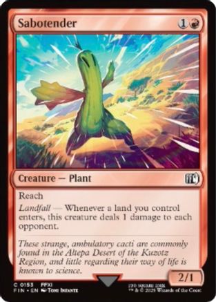Sabotender (FIN-153) - FINAL FANTASY [Common]