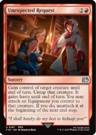 Unexpected Request (FIN-167) - FINAL FANTASY [Uncommon]