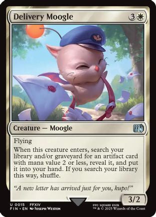 Delivery Moogle (FIN-015) - FINAL FANTASY [Uncommon]