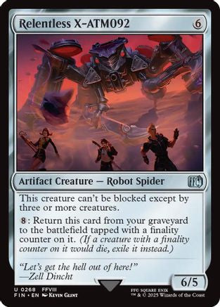 Relentless X-ATM092 (FIN-268) - FINAL FANTASY [Uncommon]