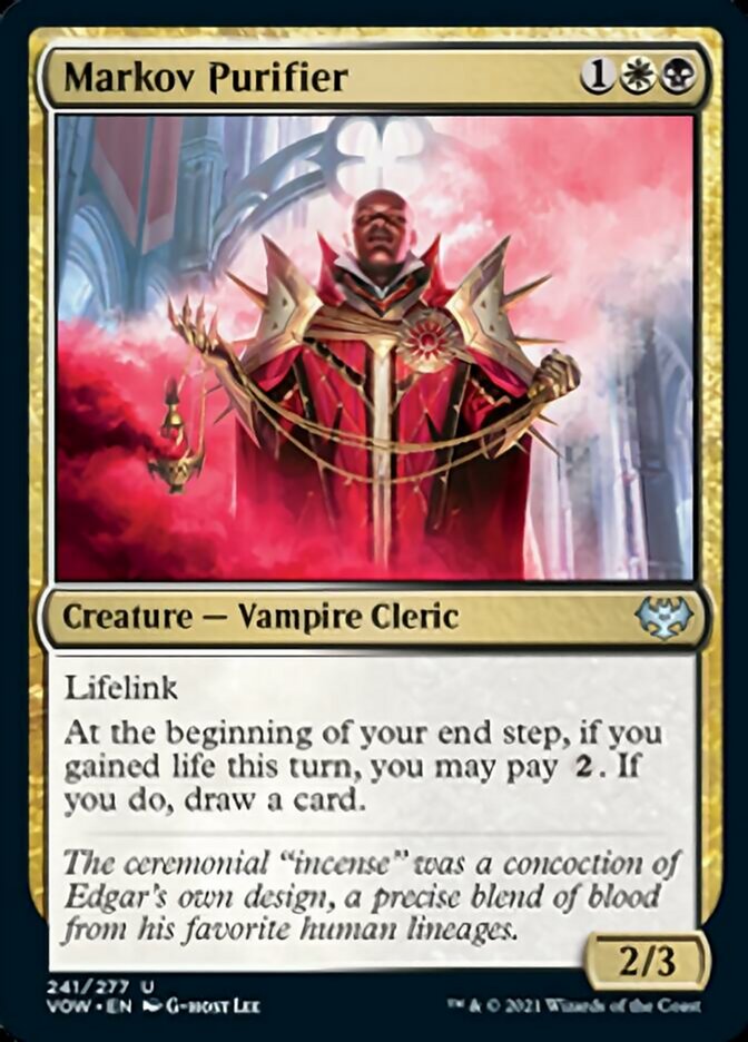 Markov Purifier (VOW-241) - Innistrad: Crimson Vow [Uncommon]