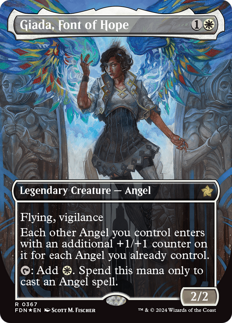 Giada, Font of Hope (FDN-367) - Foundations (Borderless) Foil [Rare]