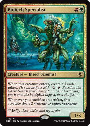 Biotech Specialist (EOE-214) - Edge of Eternities Foil [Rare]