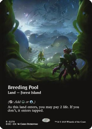Breeding Pool (Borderless) (EOE-278) - Edge of Eternities Foil [Rare]