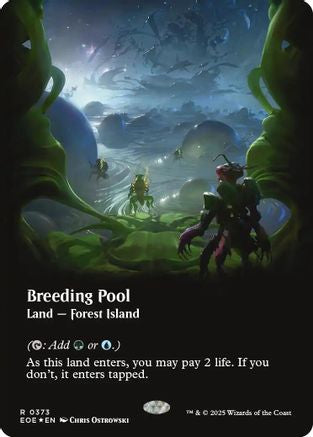 Breeding Pool (Borderless) (Galaxy Foil) (EOE-373) - Edge of Eternities Foil [Rare]
