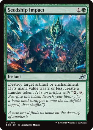 Seedship Impact (EOE-205) - Edge of Eternities Foil [Uncommon]