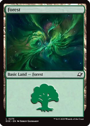 Forest (0275) (EOE-275) - Edge of Eternities Foil [Land]