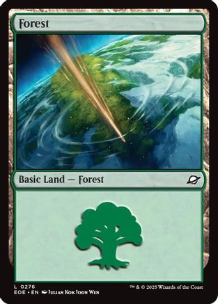 Forest (0276) (EOE-276) - Edge of Eternities Foil [Land]