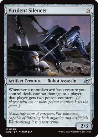 Virulent Silencer (EOE-248) - Edge of Eternities Foil [Uncommon]
