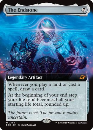 The Endstone (Extended Art) (EOE-353) - Edge of Eternities [Mythic]