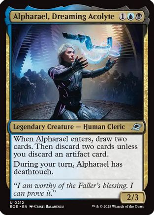 Alpharael, Dreaming Acolyte (EOE-212) - Edge of Eternities Foil [Uncommon]