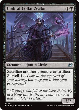 Umbral Collar Zealot (EOE-123) - Edge of Eternities Foil [Uncommon]