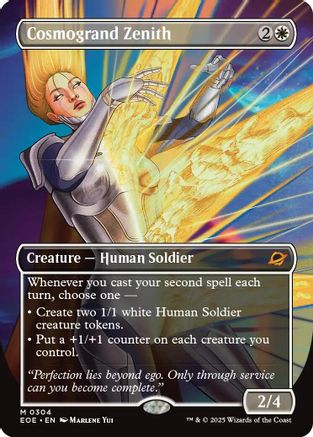 Cosmogrand Zenith (Borderless) (EOE-304) - Edge of Eternities Foil [Mythic]