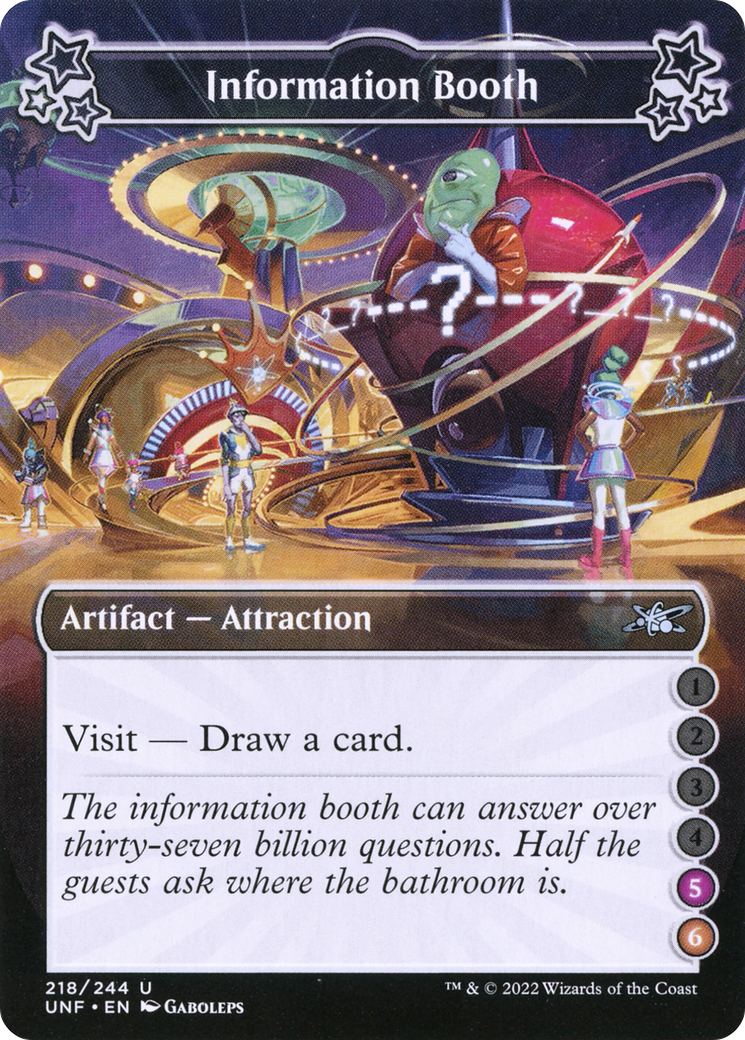 Information Booth (UNF-218D) - Unfinity Foil [Uncommon]