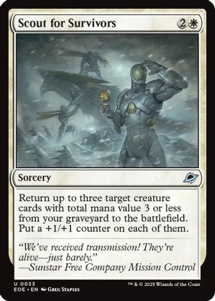 Scout for Survivors (EOE-033) - Edge of Eternities Foil [Uncommon]