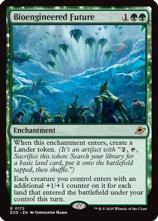 Bioengineered Future (EOE-172) - Edge of Eternities Foil [Rare]