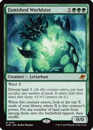 Famished Worldsire (EOE-182) - Edge of Eternities Foil [Mythic]