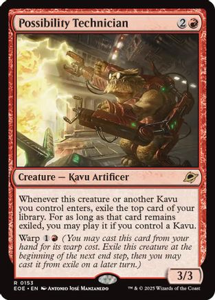 Possibility Technician (EOE-153) - Edge of Eternities Foil [Rare]