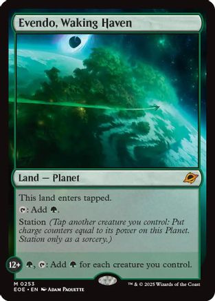 Evendo, Waking Haven (EOE-253) - Edge of Eternities Foil [Mythic]
