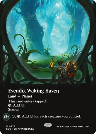 Evendo, Waking Haven (Borderless) (EOE-279) - Edge of Eternities Foil [Mythic]