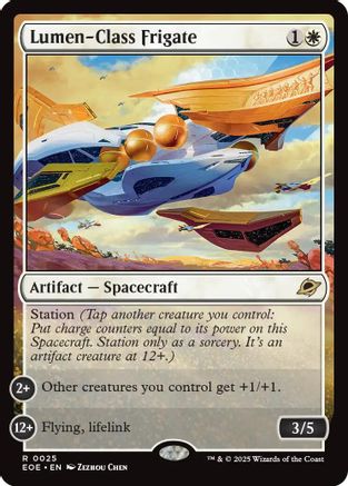 Lumen-Class Frigate (EOE-025) - Edge of Eternities Foil [Rare]