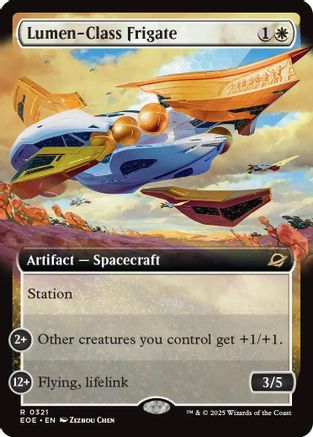 Lumen-Class Frigate (Extended Art) (EOE-321) - Edge of Eternities Foil [Rare]