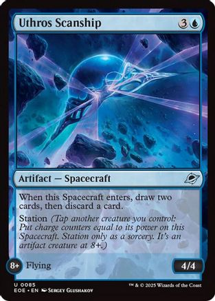 Uthros Scanship (EOE-085) - Edge of Eternities Foil [Uncommon]