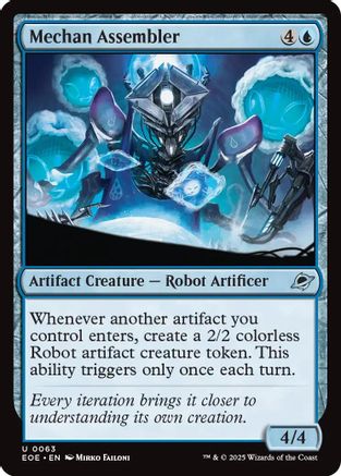 Mechan Assembler (EOE-063) - Edge of Eternities Foil [Uncommon]