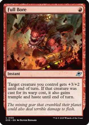 Full Bore (EOE-135) - Edge of Eternities Foil [Uncommon]