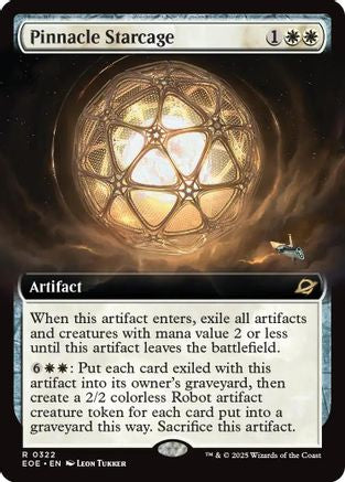 Pinnacle Starcage (Extended Art) (EOE-322) - Edge of Eternities Foil [Rare]