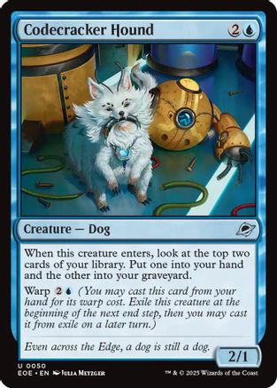 Codecracker Hound (EOE-050) - Edge of Eternities [Uncommon]