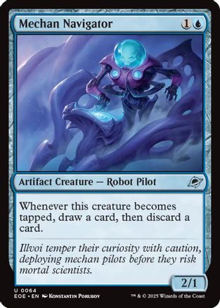 Mechan Navigator (EOE-064) - Edge of Eternities Foil [Uncommon]