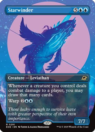 Starwinder (0291) (Borderless) (EOE-291) - Edge of Eternities Foil [Rare]