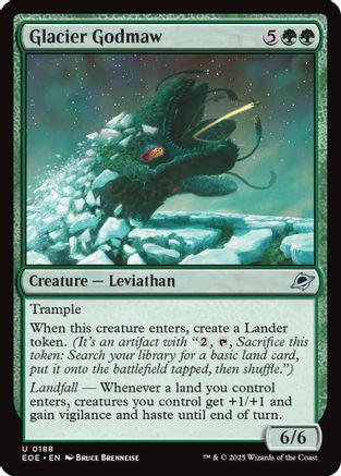 Glacier Godmaw (EOE-188) - Edge of Eternities [Uncommon]