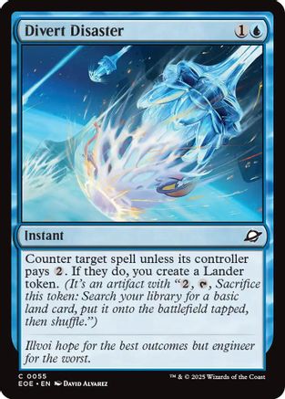 Divert Disaster (EOE-055) - Edge of Eternities Foil [Common]