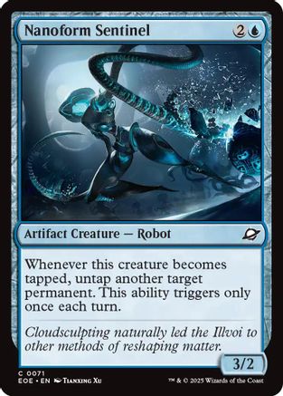 Nanoform Sentinel (EOE-071) - Edge of Eternities Foil [Common]