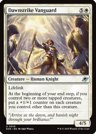 Dawnstrike Vanguard (EOE-010) - Edge of Eternities Foil [Uncommon]