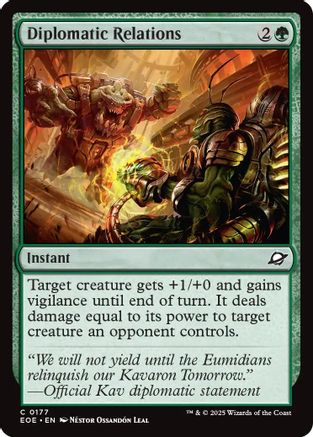 Diplomatic Relations (EOE-177) - Edge of Eternities [Uncommon]