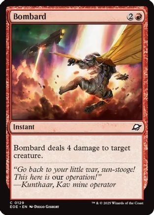Bombard (EOE-129) - Edge of Eternities Foil [Common]