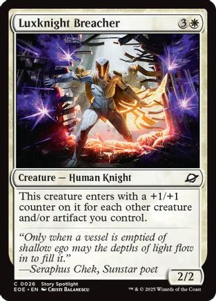 Luxknight Breacher (EOE-026) - Edge of Eternities Foil [Common]