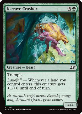 Icecave Crasher (EOE-191) - Edge of Eternities [Common]