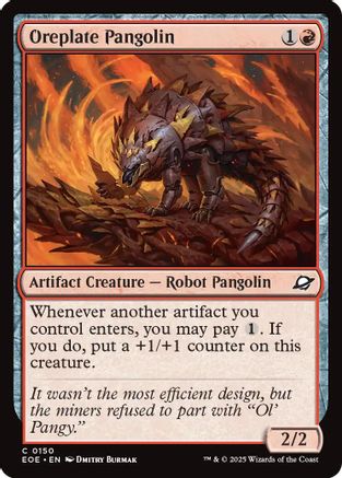 Oreplate Pangolin (EOE-150) - Edge of Eternities [Common]