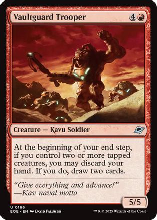 Vaultguard Trooper (EOE-166) - Edge of Eternities Foil [Uncommon]