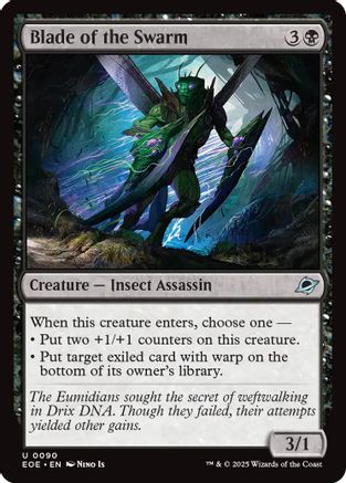 Blade of the Swarm (EOE-090) - Edge of Eternities Foil [Common]