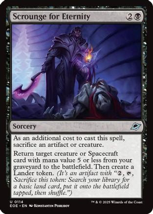 Scrounge for Eternity (EOE-114) - Edge of Eternities [Uncommon]