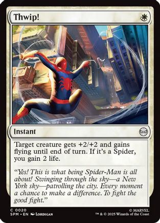 Thwip! (SPM-020) - Marvel's Spider-Man Foil [Common]