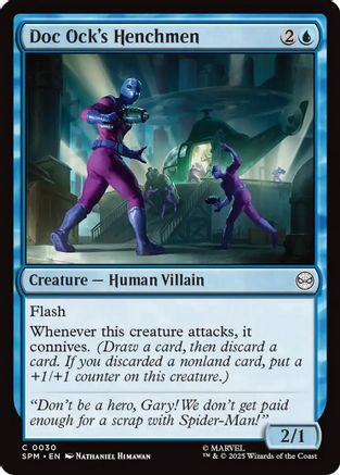 Doc Ock's Henchmen (SPM-030) - Marvel's Spider-Man Foil [Common]